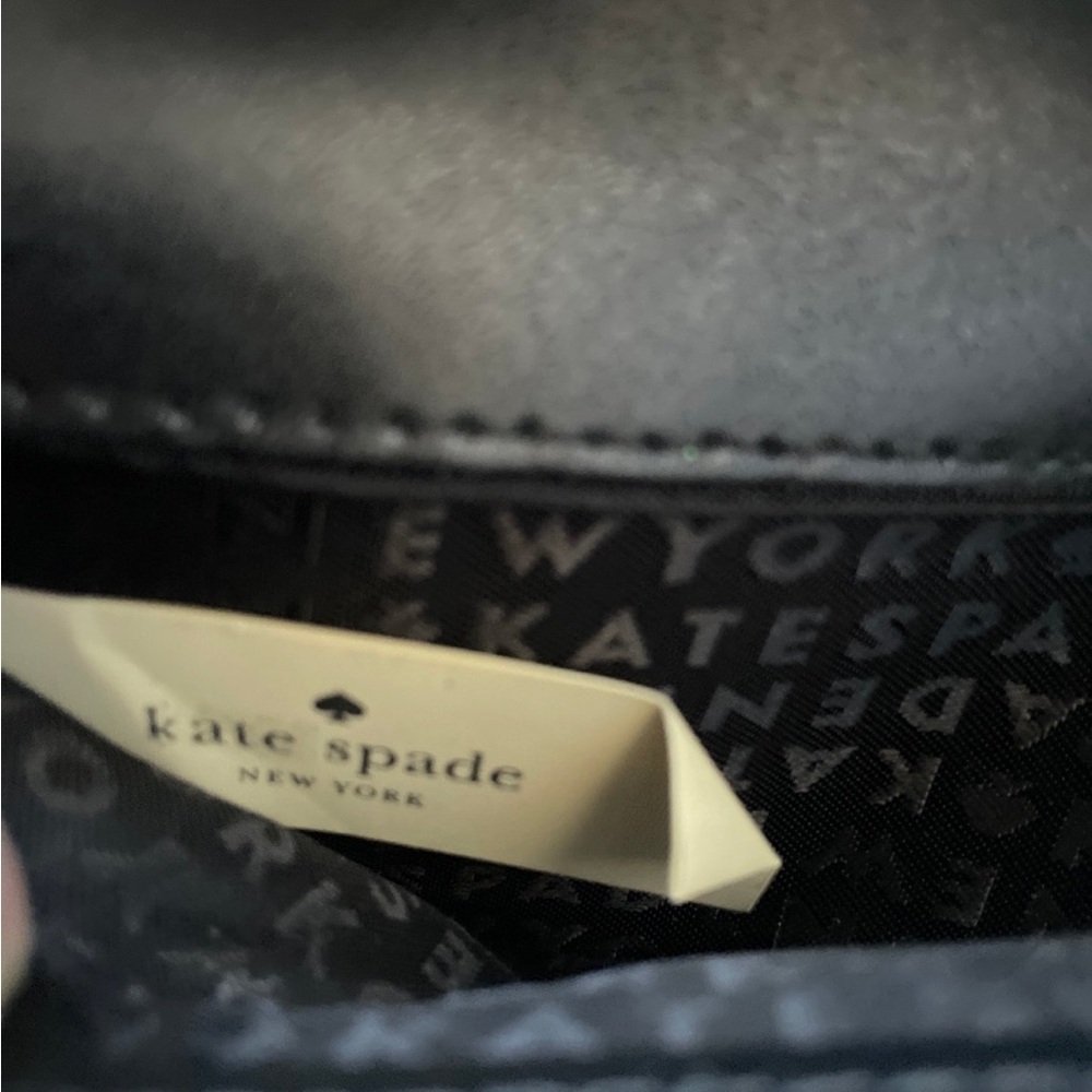 Kate Spade Black Wallet with Pearl Details - Picture 6 of 11